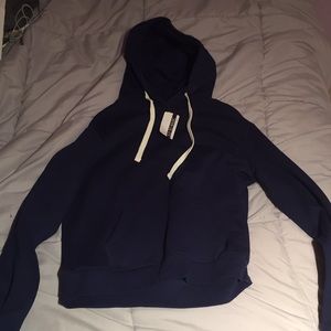 Blue hoodie!